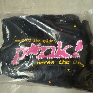 Pink Graphic Tee - Black